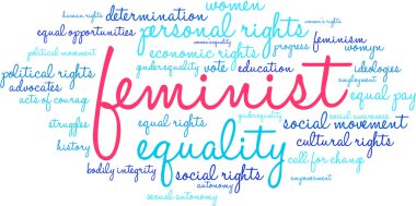 Feminist kelime bulutu