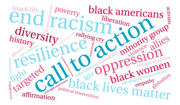 Call To Action Word Cloud — Stock vektor