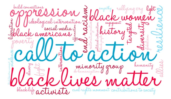 Call To Action Word Cloud — Stock Vector
