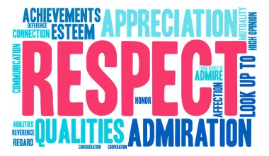 saygı kelime bulutu