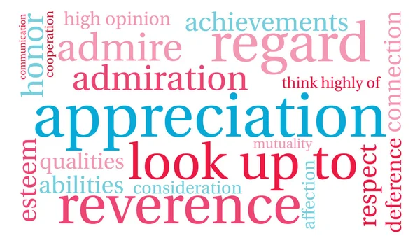 Appreciation Word Cloud — Stock Vector