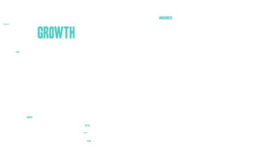 Değişim, beyaz arkaplandaki canlandırılmış kelime bulutudur.