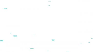 Temel İşçiler beyaz arka planda kelime bulutu canlandırdı.