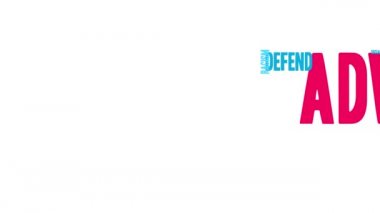 Beyaz arkaplandaki canlandırılmış kelime bulutunu destekle.