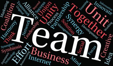 takım kelime bulutu