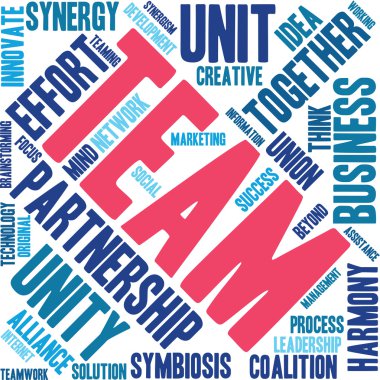 takım kelime bulutu