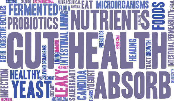 Gut Health Word Cloud