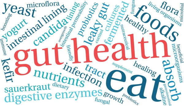 Gut Health Word Cloud – stockvektor