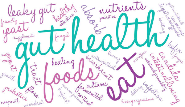 Gut Health Word Cloud
