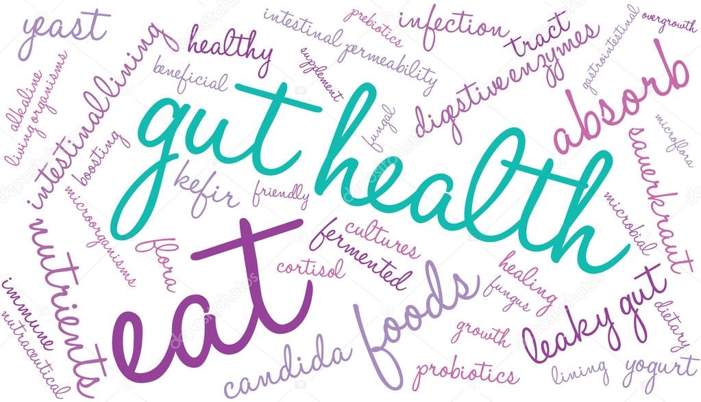 Gut Health Word Cloud