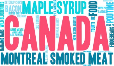 Kanada gıda Word Cloud