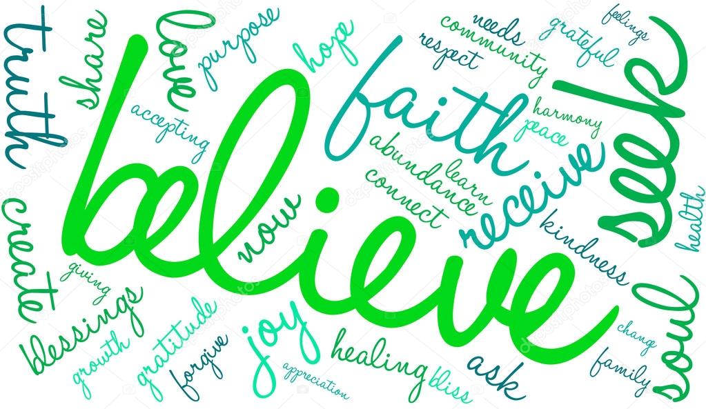 Believe Word Cloud