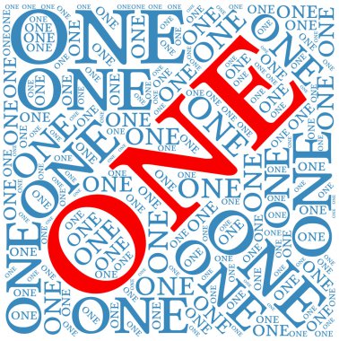 Bir numaralı kelime bulutu