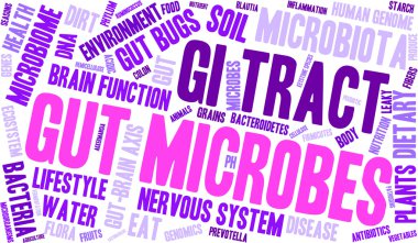 Gut mikroplar kelime bulutu