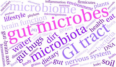 Gut mikroplar kelime bulutu