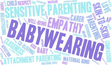 Babywearing kelime bulutu