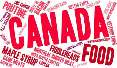 Kanada gıda Word Cloud