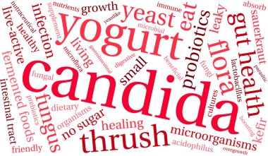 Candida kelime bulutu 