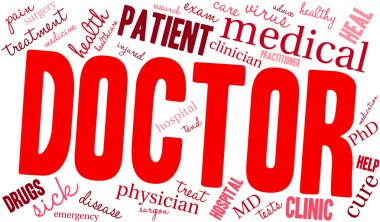 Doktor kelime bulutu