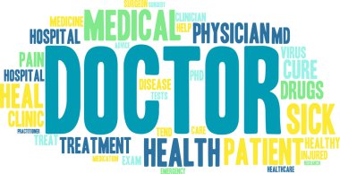 Doktor kelime bulutu