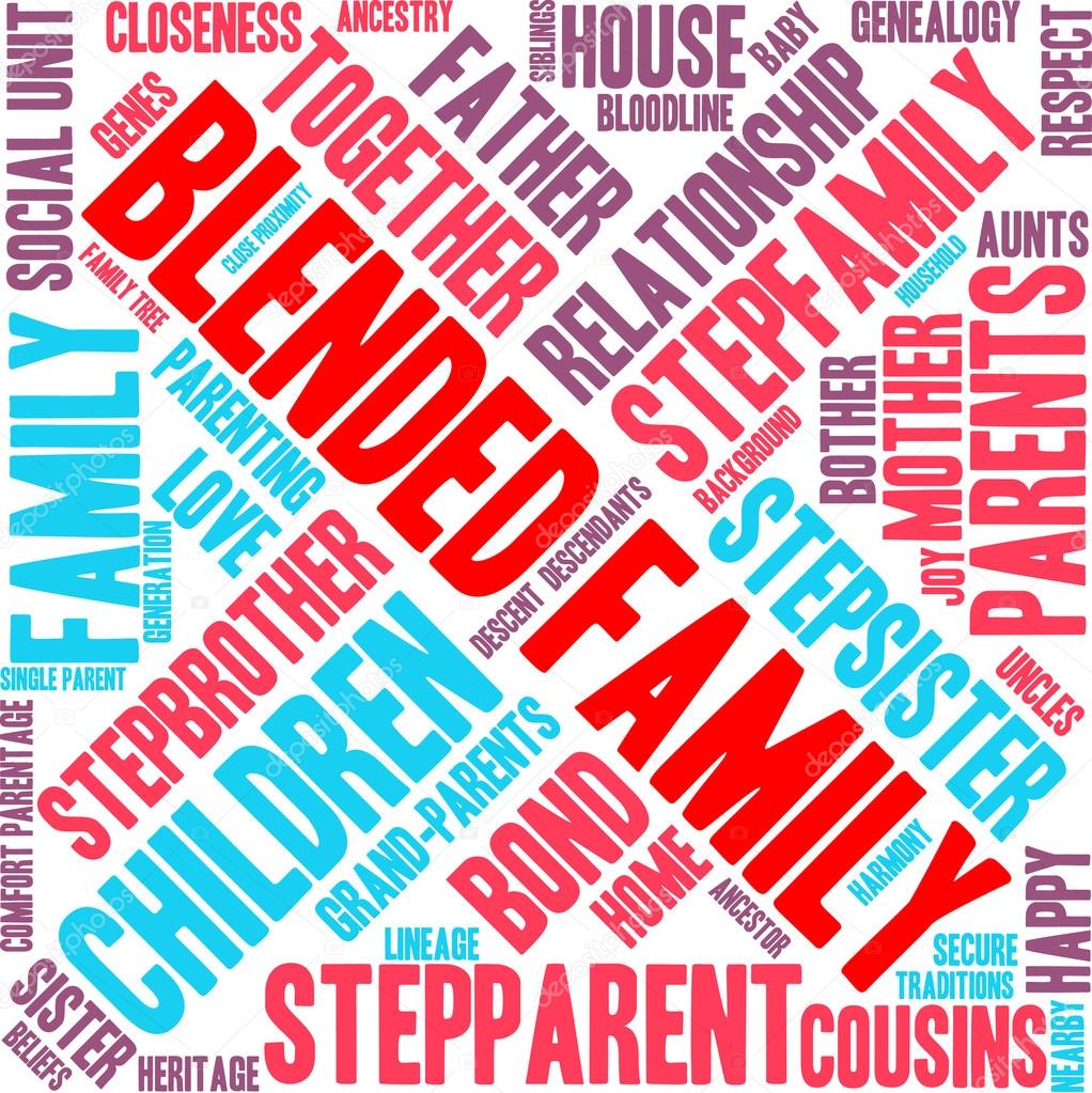 Blended Family Word Cloud — Stock Vector © arloo #88580994
