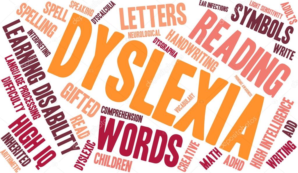 Dyslexia Word Cloud — Stock Vector © arloo 88588336