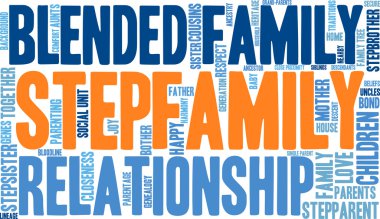 Stepfamily kelime bulutu