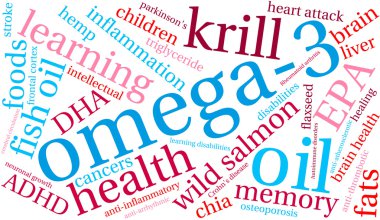 Omega-3 Word Cloud