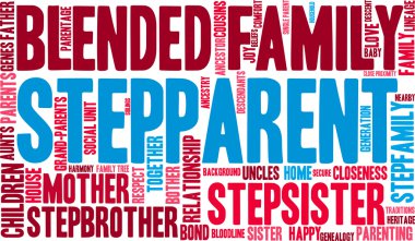 Stepparent kelime bulutu