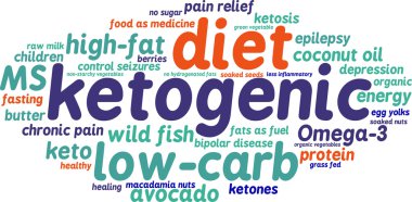 Ketogenic kelime bulutu