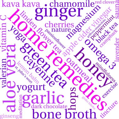 Ev ilaçları kelime bulutu