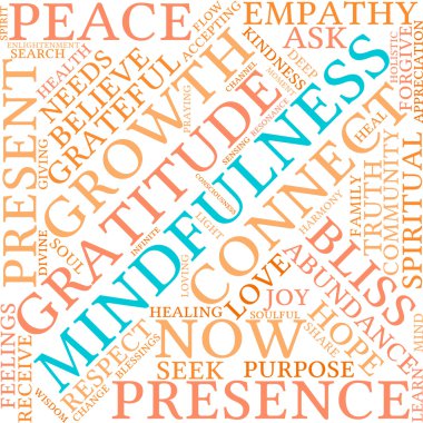 Mindfulness kelime bulutu