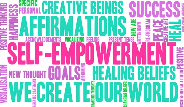 Self Empowerment Word Cloud — Stock vektor