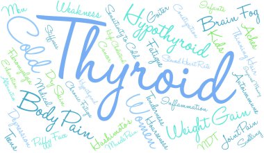Tiroid kelime bulutu