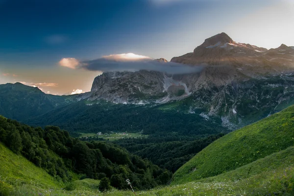 Вечерняя гора Стоковое Фото