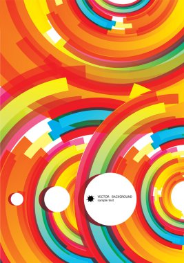 Soyut çember arkaplanı