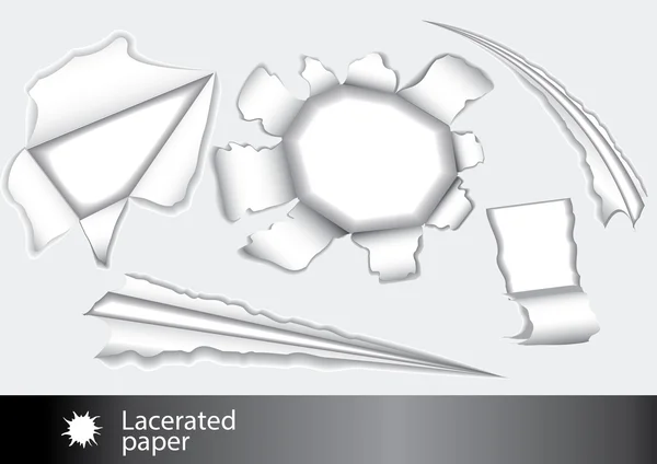 Fond en papier lacéré — Image vectorielle