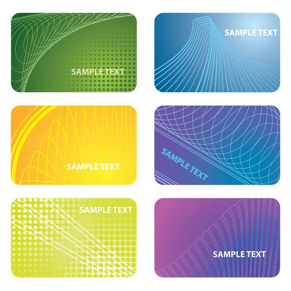 Set of business cards. — Stock Vector