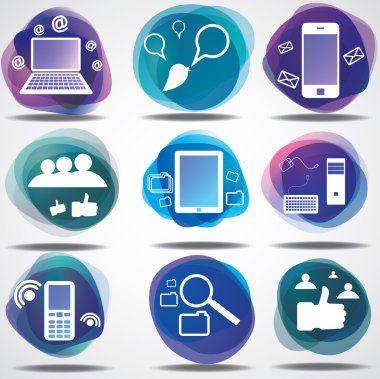 NET bulut bilgisayar simgeleri