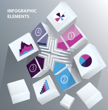 Infographic renk okları