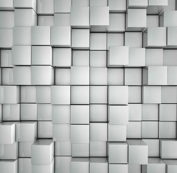 White Cubes background — Stock Photo, Image