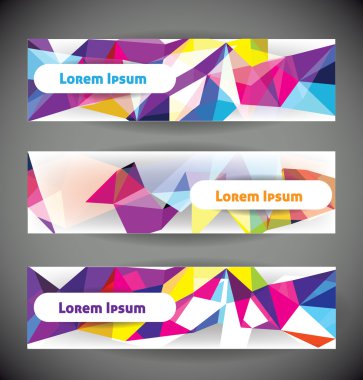 Poligonal afiş tasarım