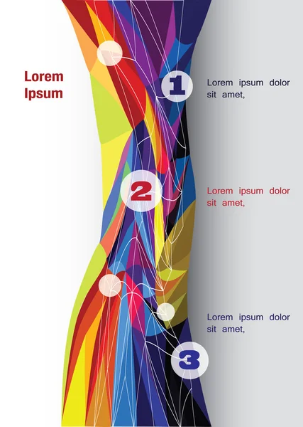 Πολυγωνικά infographics σχεδιασμού — Διανυσματικό Αρχείο