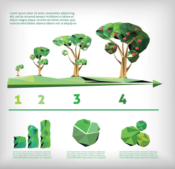ağaç Infographic ekoloji