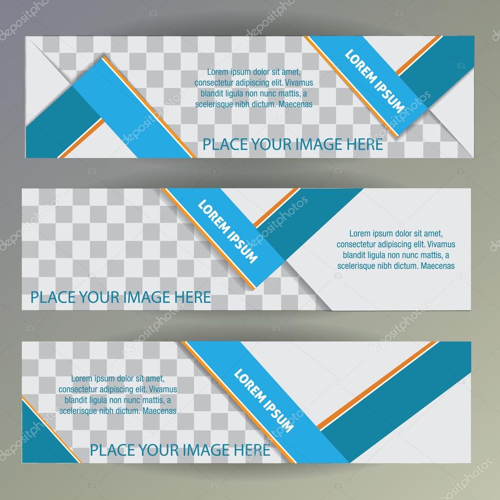 Set of web banners