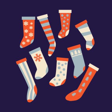 Dekoratif Noel çorap