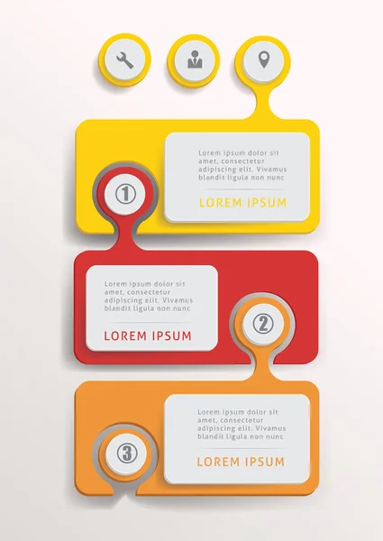 Layout de design de infográfico de negócios — Vetor de Stock