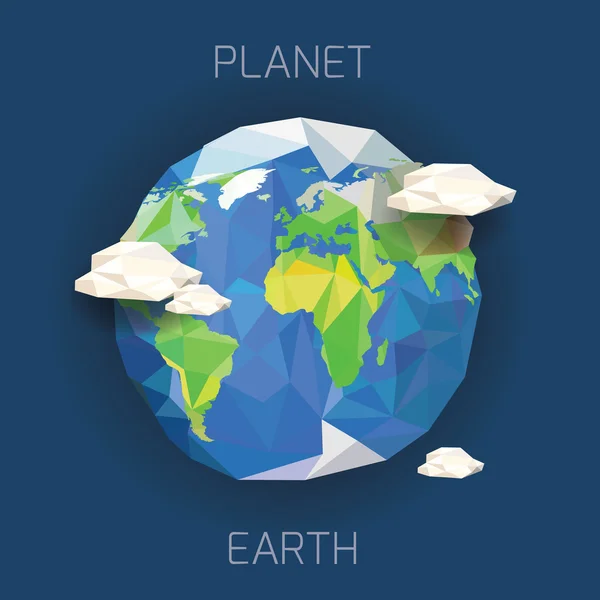 Planeet aarde symbool — Stockvector