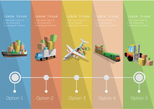 Levering, verzendkosten concept — Stockvector