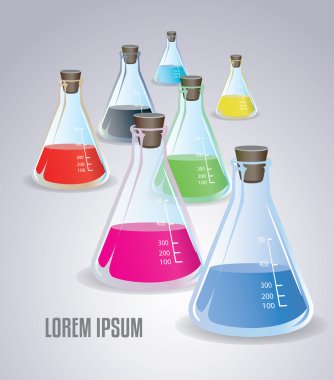 laboratuvar test tüpleri, şişeler